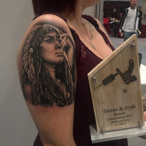 Tattoo & Style - Hameln Convention 2017 - Black and Grey 2. Platz